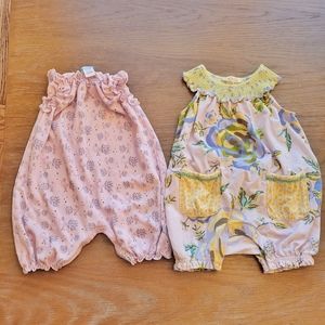 Baby girl summer rompers 18-24m